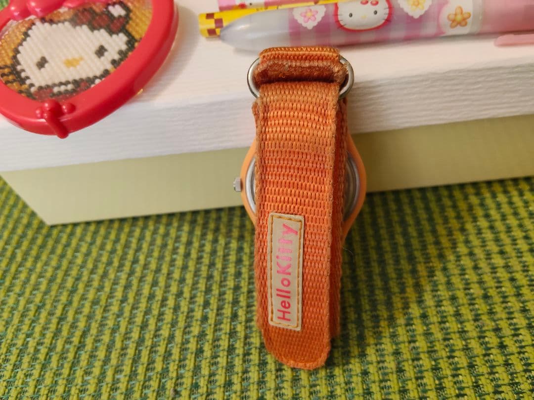レア　ハローキティ　根付け　ストラップ　腕時計　オレンジ　文具　まとめ