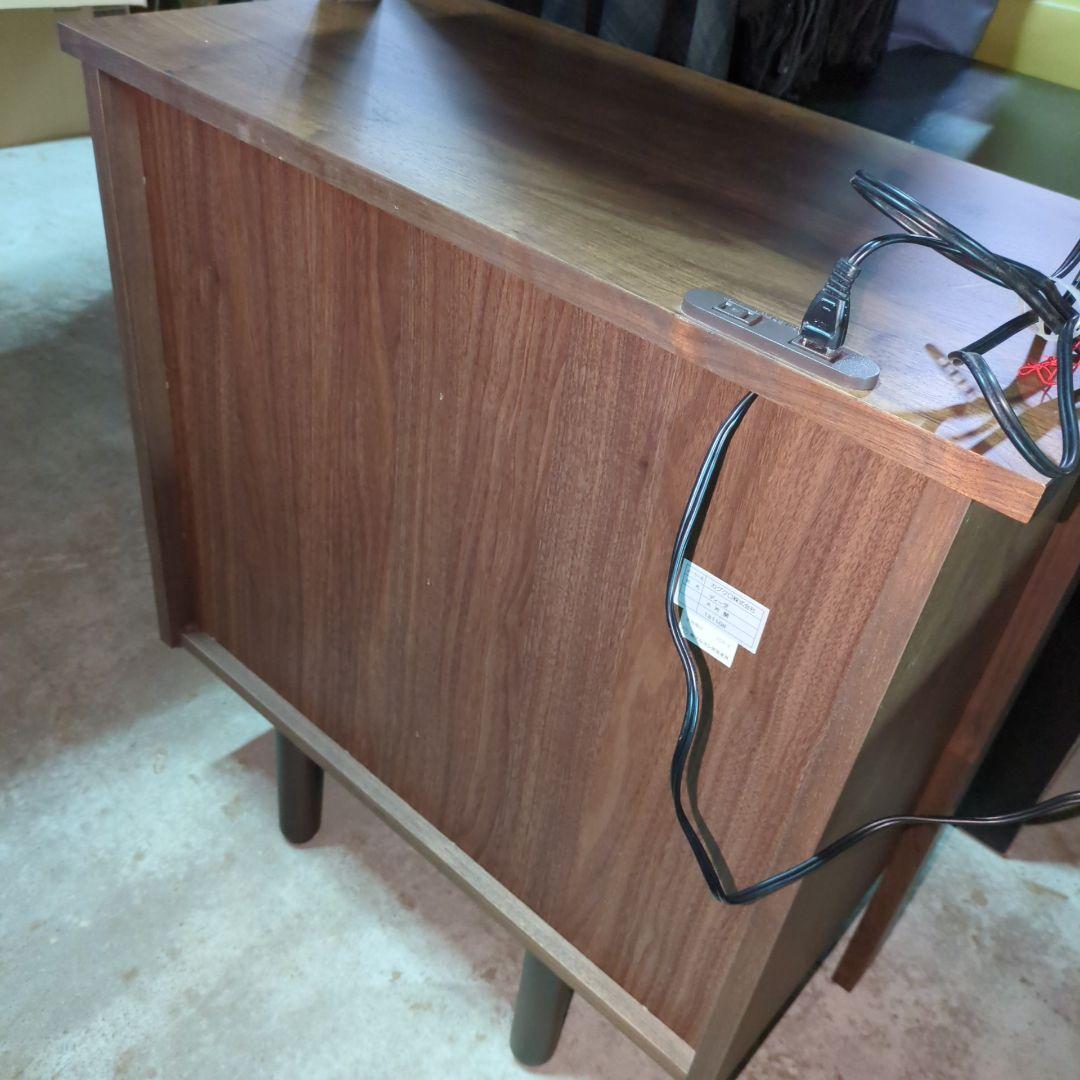 天然木 福岡大川マルヨシ民芸家具 DEEP 片開きシェルフキャビネット 壁面収納