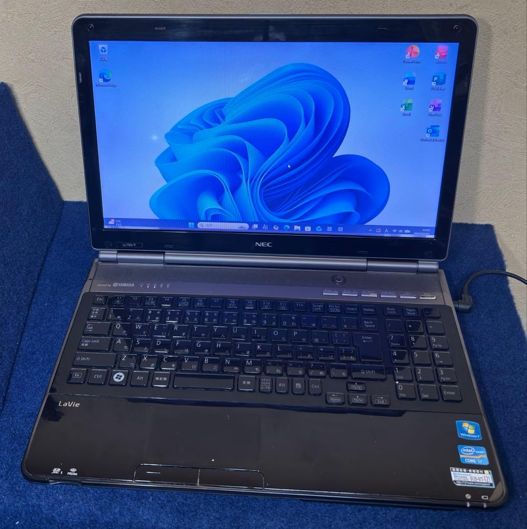 NEC LL750/F core i7オールインワンBlu-ray office