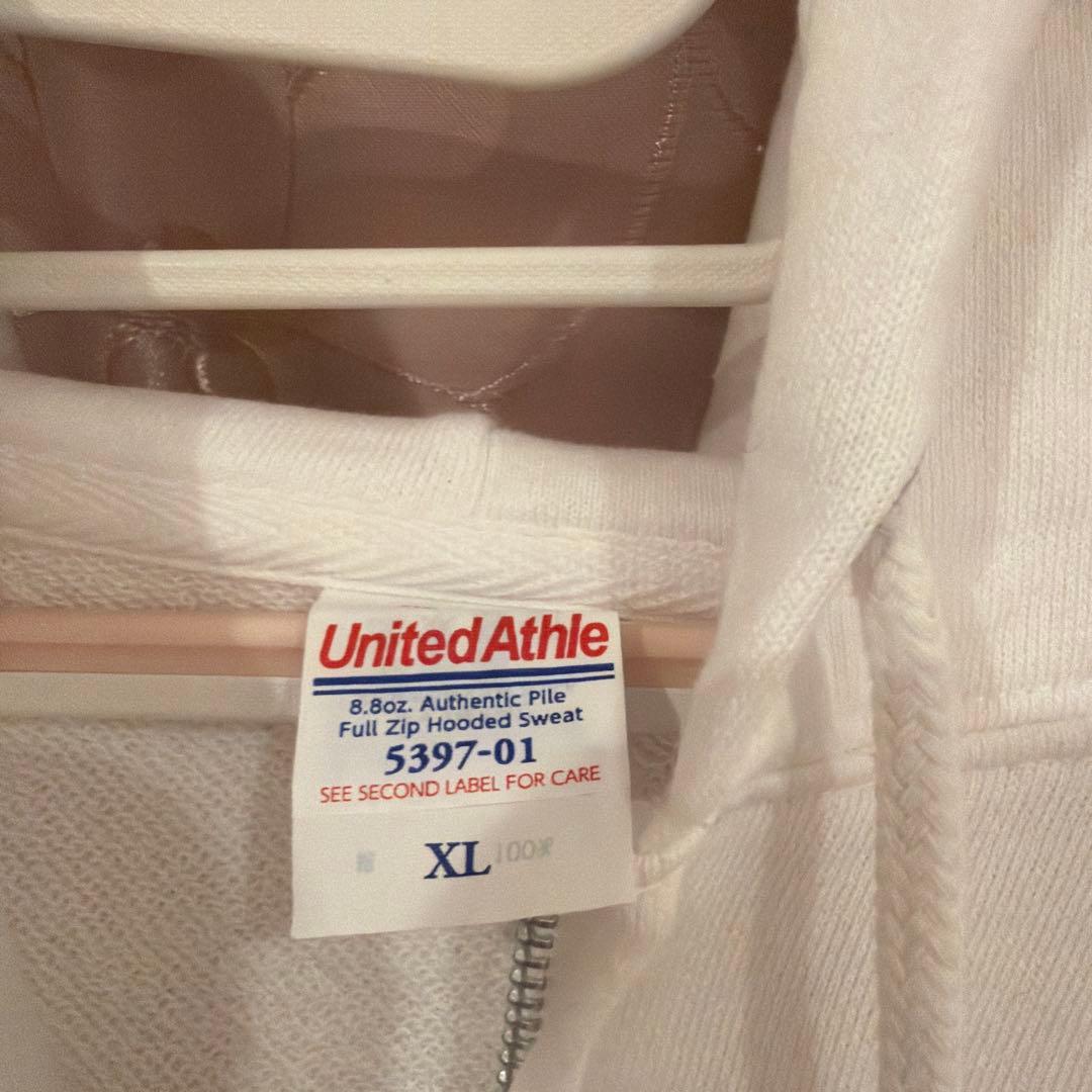 BLUE ENCOUNT フルジップフーディー XL ホワイト