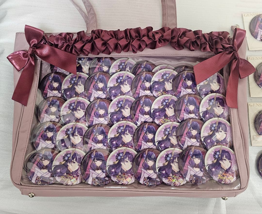 痛バ　原神　雷電将軍　缶バッジ48個