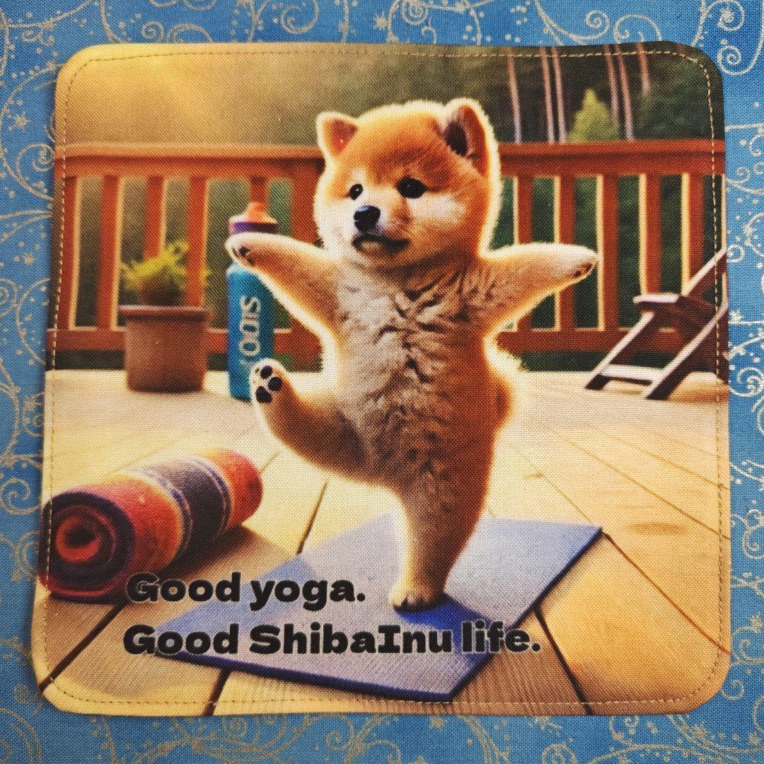 yourelie 　4重ハンカチ　ワンコさん柄　19枚