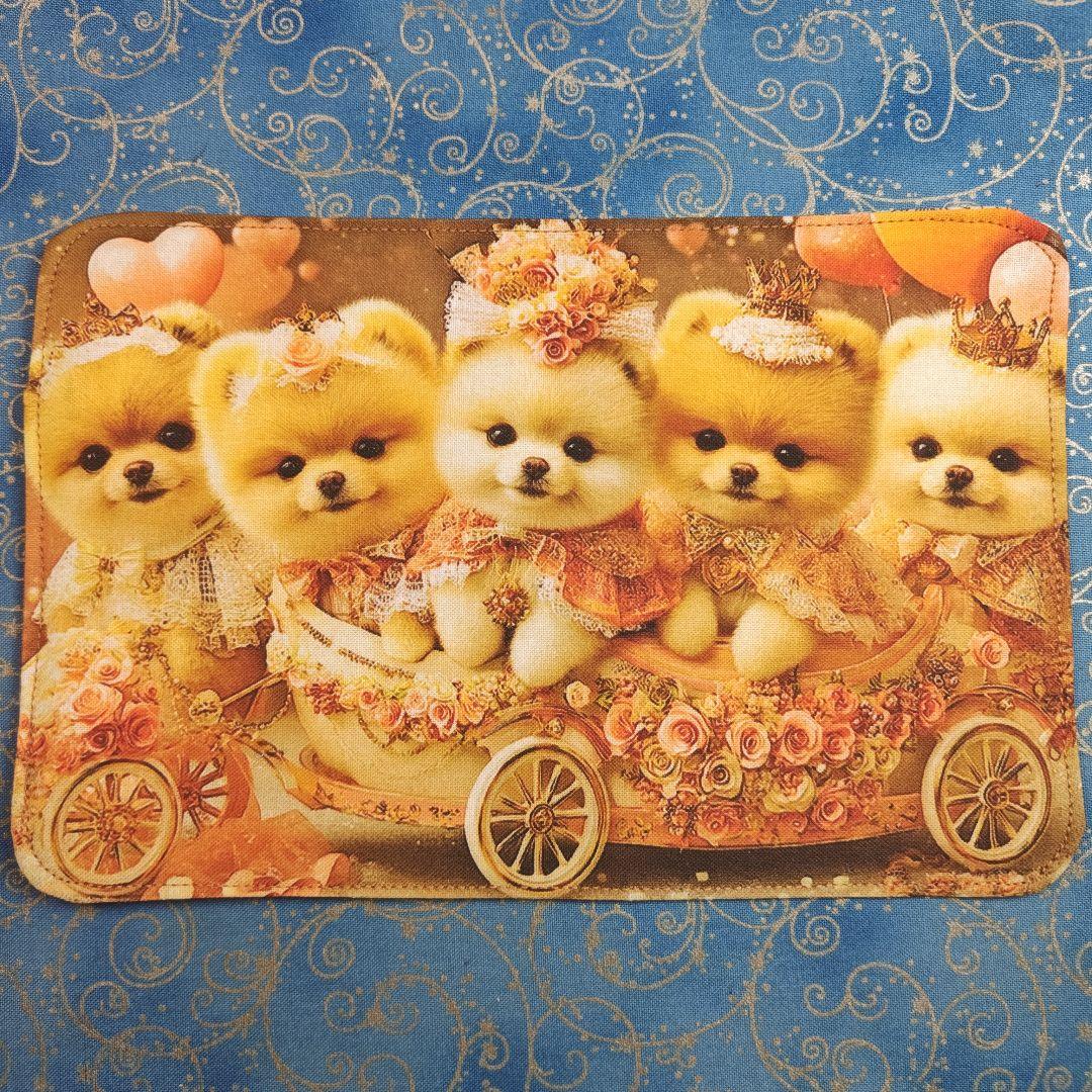 yourelie 　4重ハンカチ　ワンコさん柄　19枚