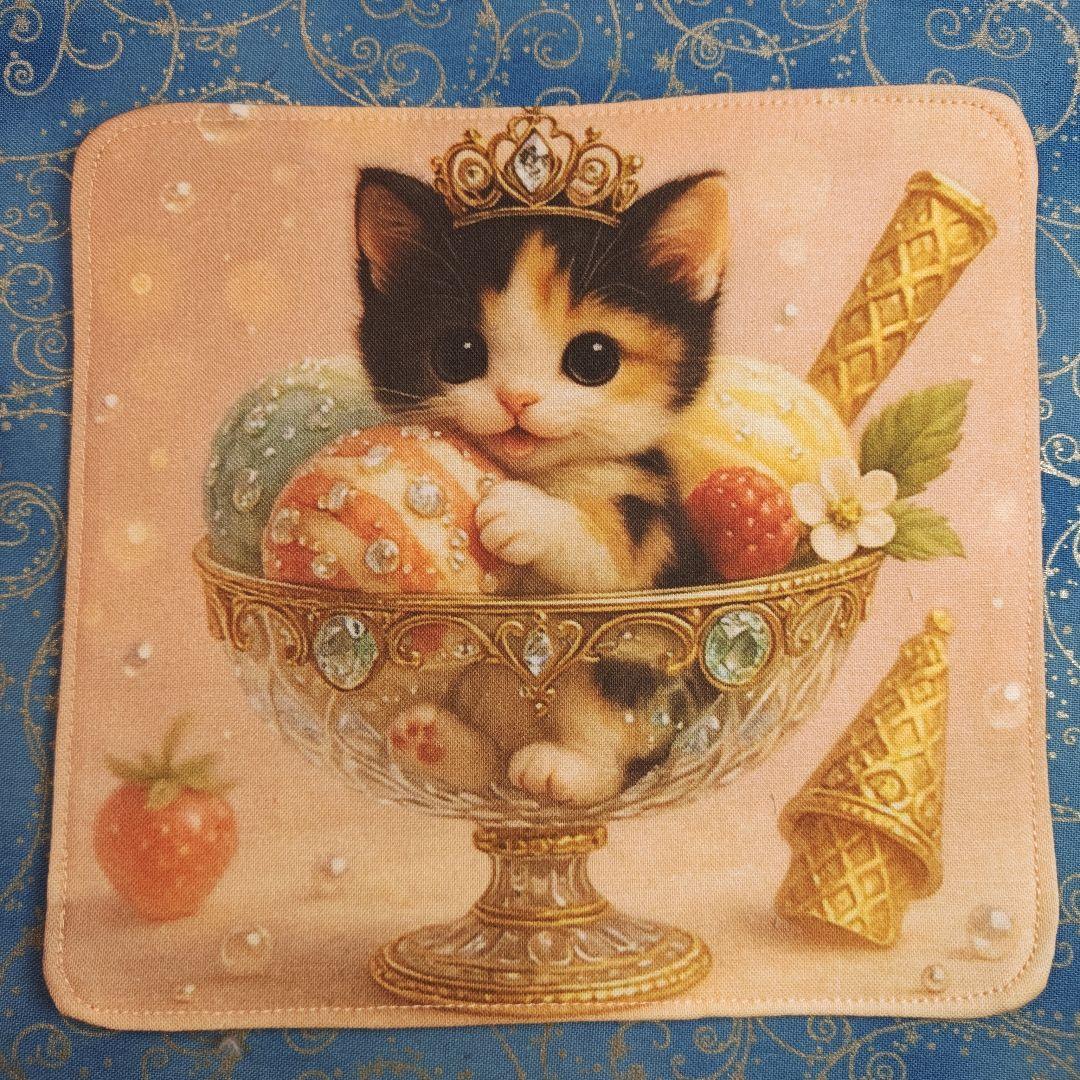 yourelie 　4重ハンカチ　ワンコさん柄　19枚