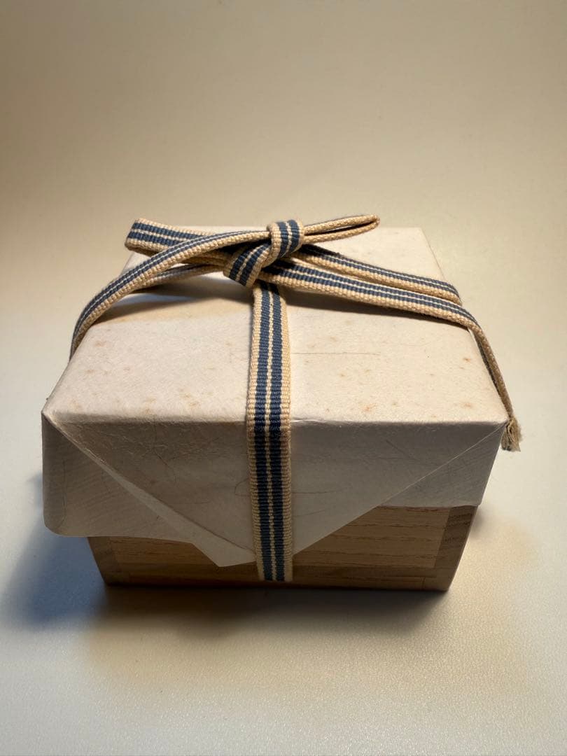 福本双紅　月の霜　ぐい呑　共箱、共布