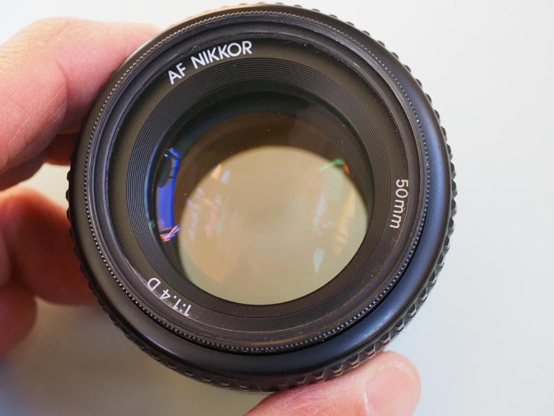 ニコン AI AF 50mm f/1.4D 元箱 純正フィルター・フード付き