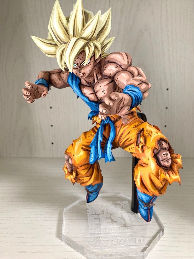 ドラゴンボール フィギュア リペイント 超サイヤ人 孫悟空 孫悟空FES‼︎