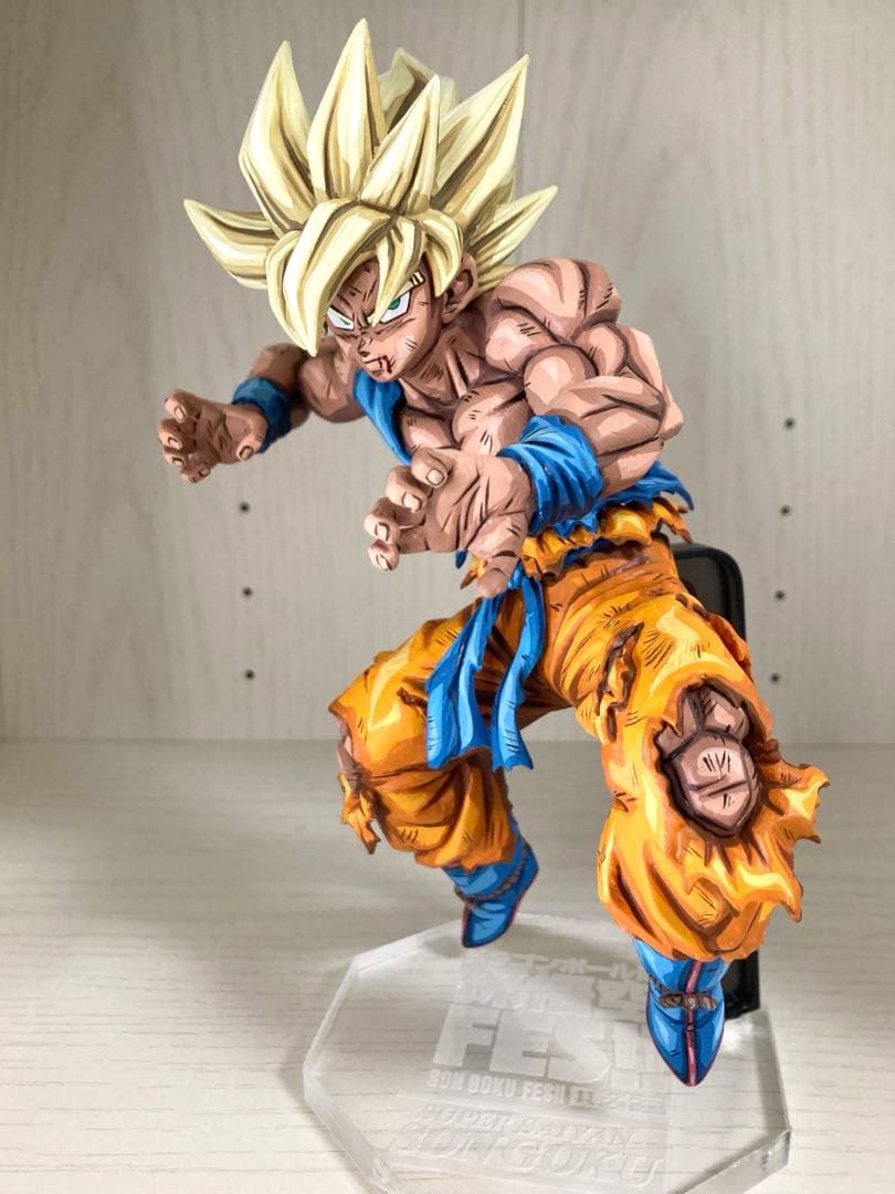 ドラゴンボール フィギュア リペイント 超サイヤ人 孫悟空 孫悟空FES‼︎