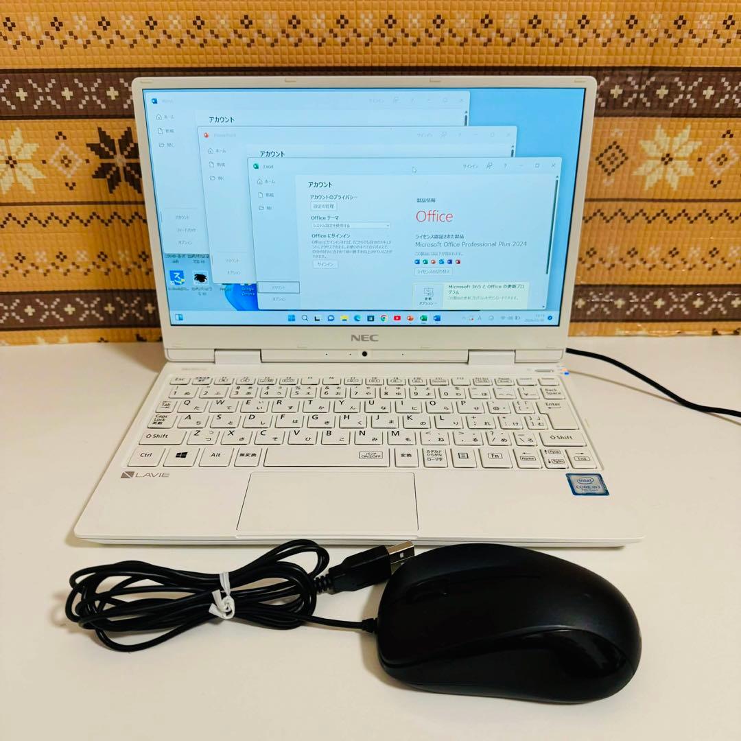 Y205 NECノートパソコン WEBカメラSSDコンパクト Windows11