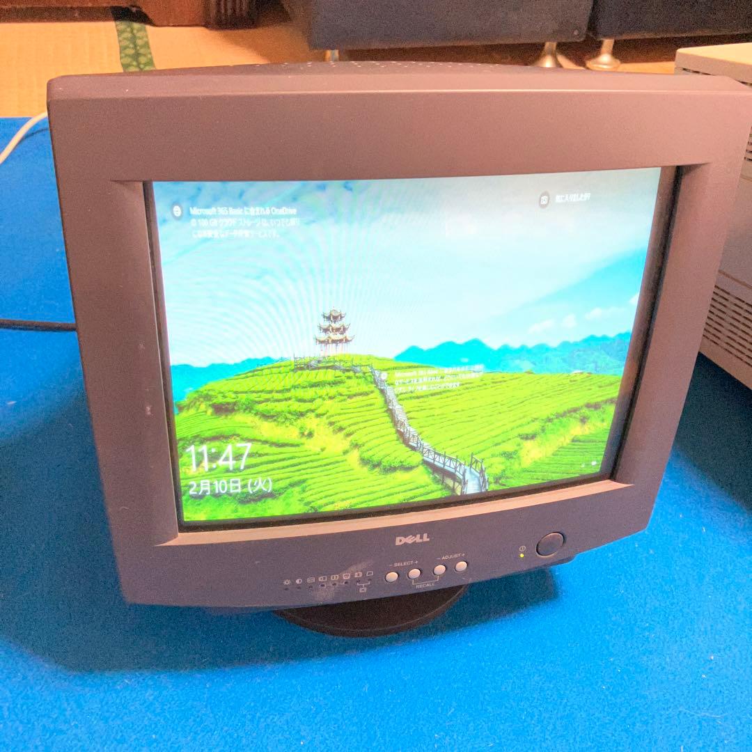 DELL デル　 E￼551 CRTディスプレイ　14インチ　動作確認済み