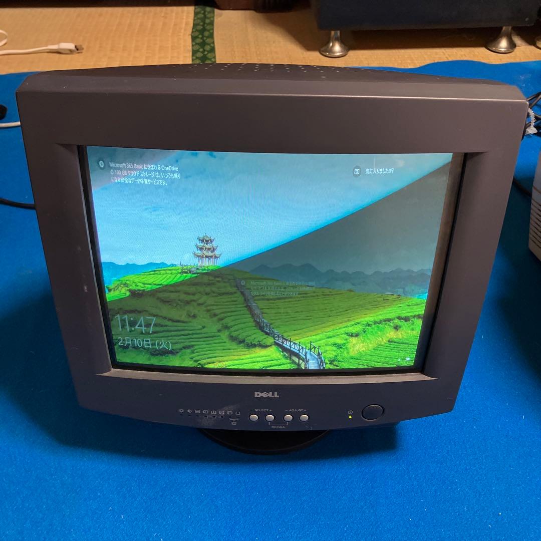 DELL デル　 E￼551 CRTディスプレイ　14インチ　動作確認済み