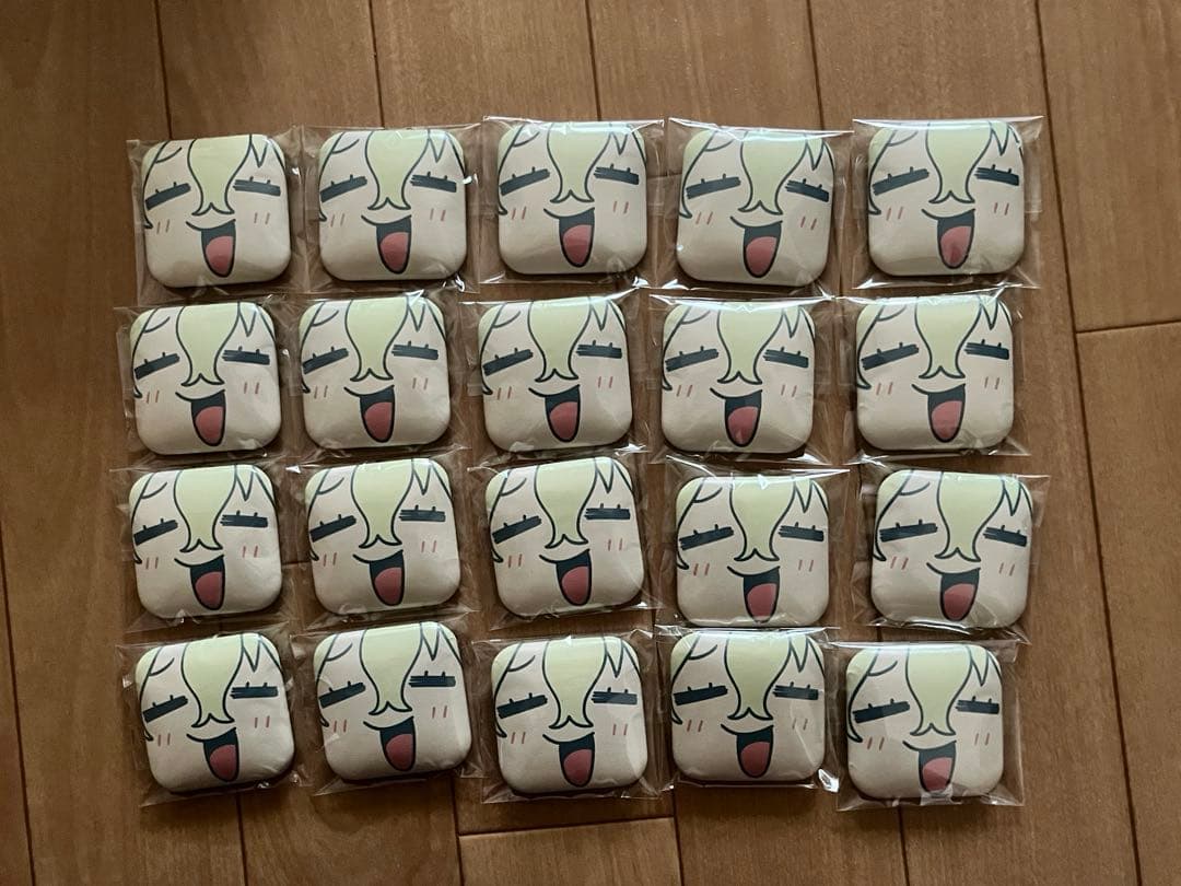 巴日和 中国　ぶくスタ　萌えスクエア缶バッジ