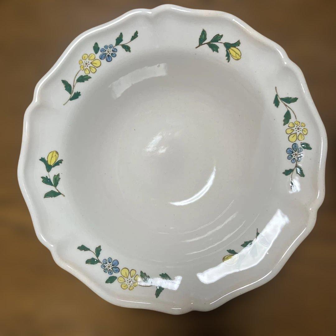 スタジオＭRavissante 花柄 波形皿 2枚セット 廃盤商品