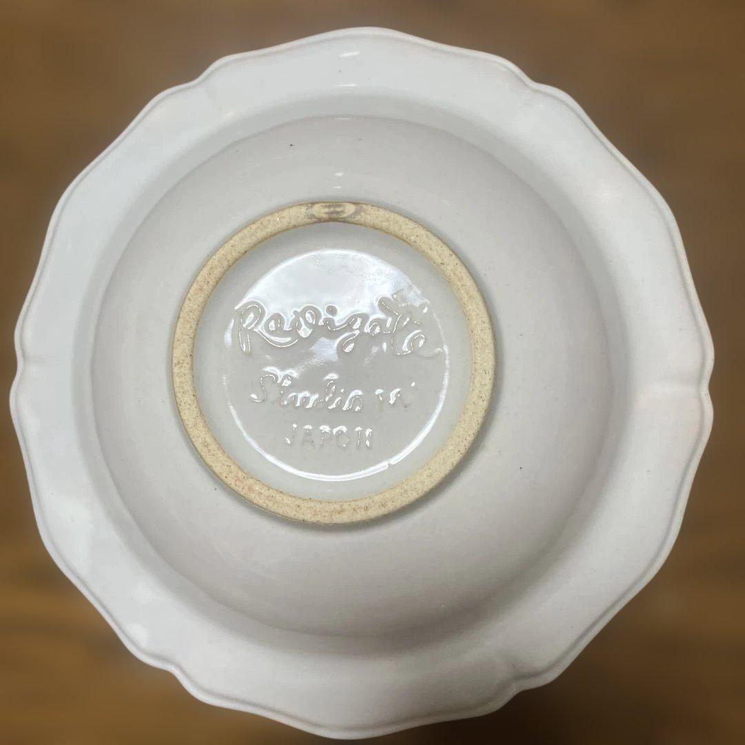 スタジオＭRavissante 花柄 波形皿 2枚セット 廃盤商品