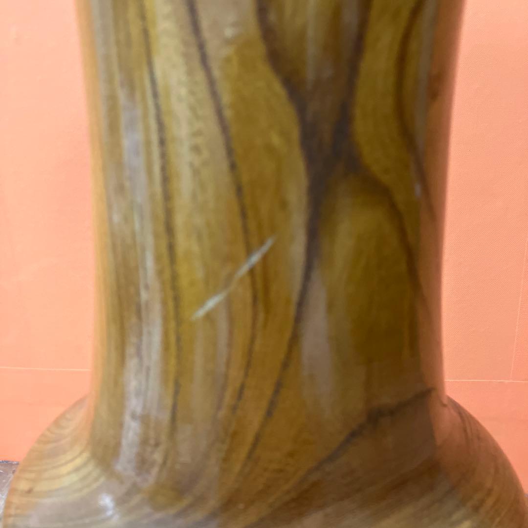 C壁 銘木 木製花瓶 花瓶 花器 一輪挿し 天然木 木目 ウッドベース 壺