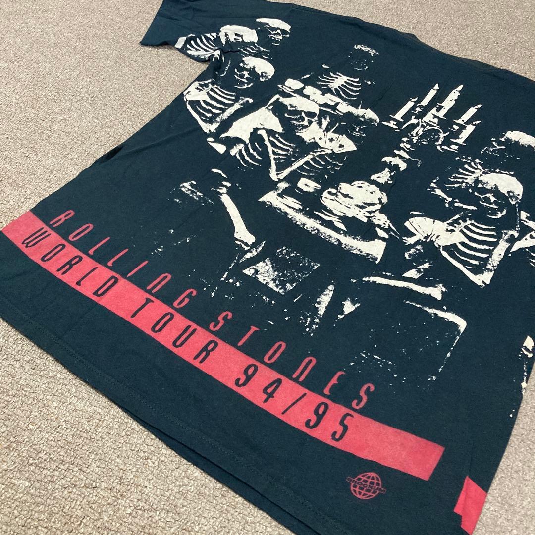 ローリングストーンズ ワールドツアーTシャツ 94.95 レア物　未使用