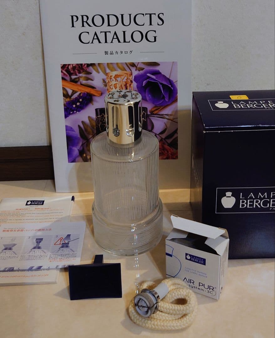 ２個セット（ホワイト・ローズ)ランプベルジェ正規品新品　3C芯✕2付