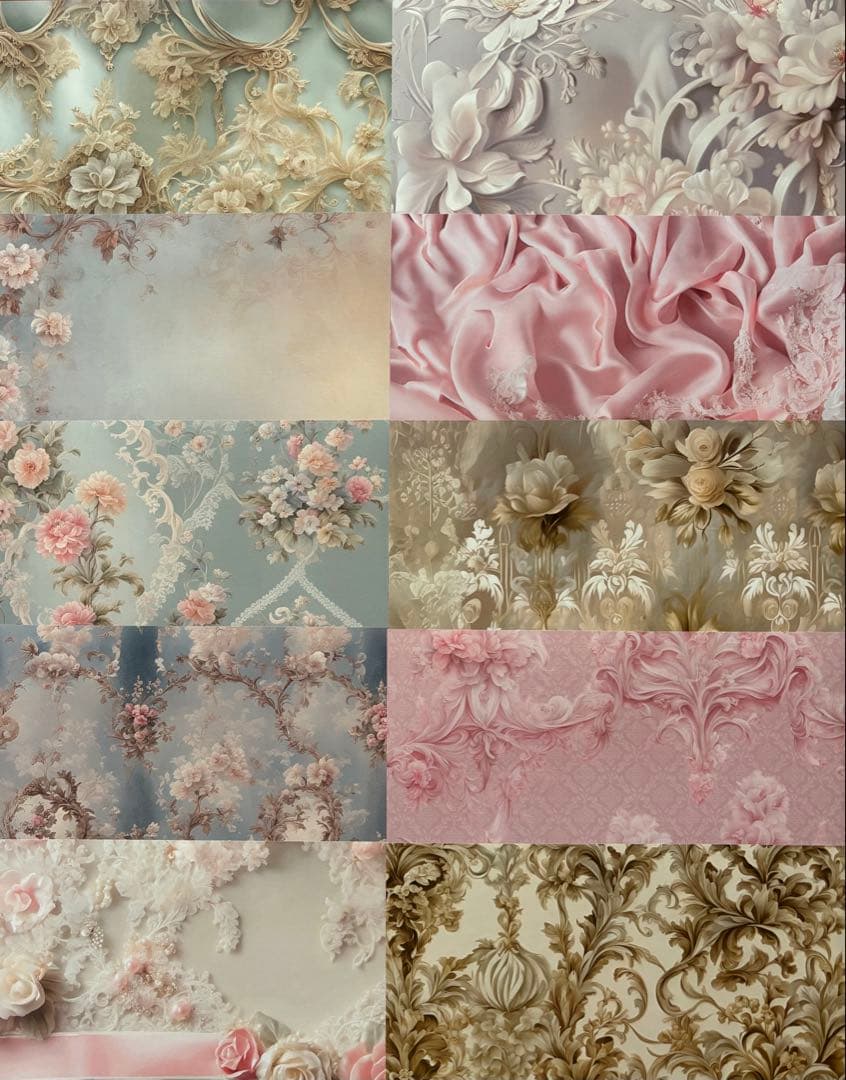 yuu.様 デザインペーパー・vintageコンプリートセット