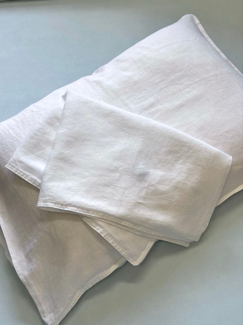 ZARA  リネン100%ウォッシュピローケース 50x70cm 2枚組