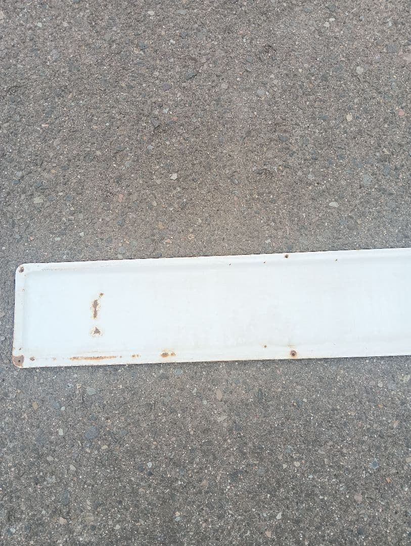 福ちゃん牛乳 ホーロー看板　福島乳業　広告　宣伝　長椅子　昭和レトロ　飲料水