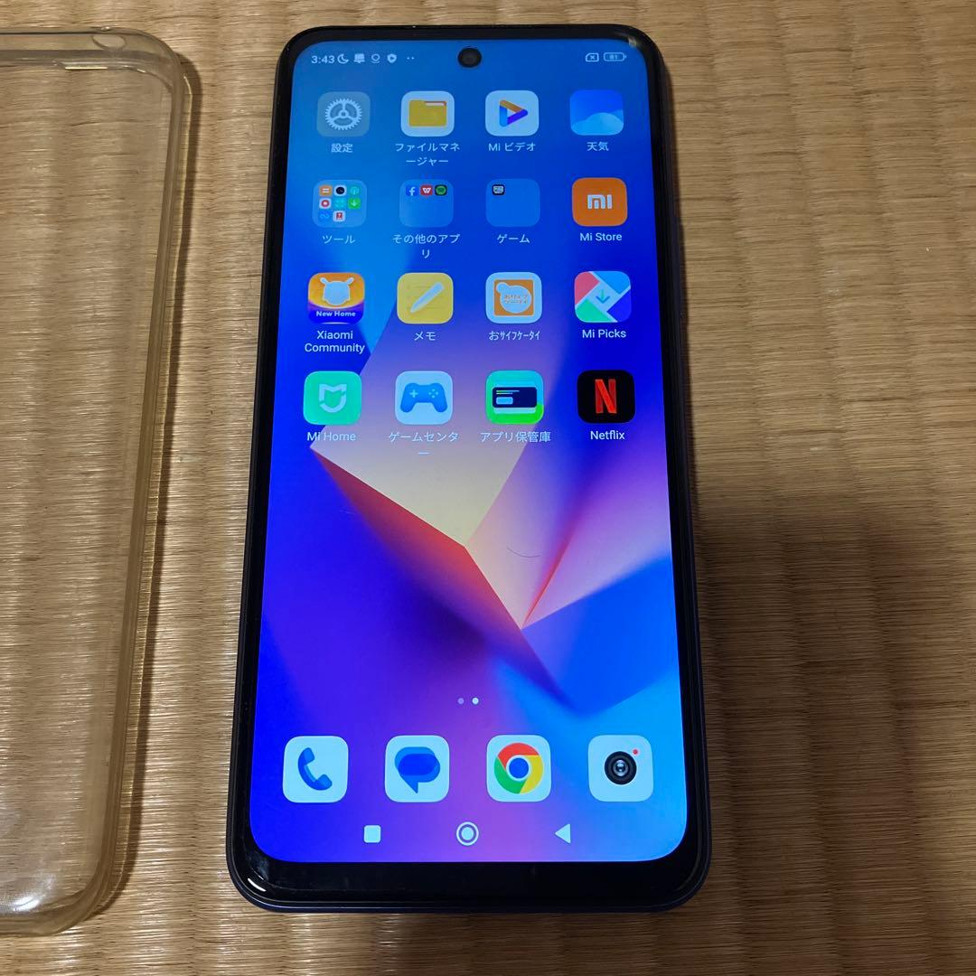 Redmi Note 10T 本体 青紫色 付属品付き