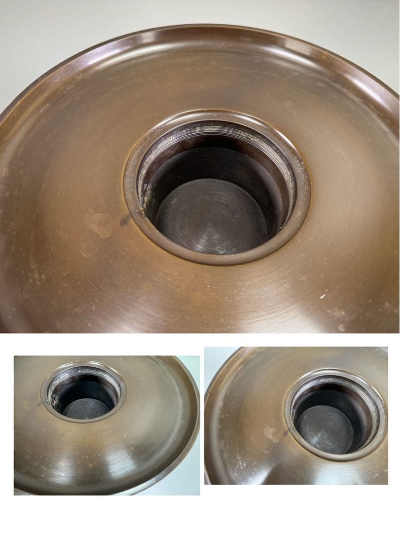 いけばな　池坊　鋳銅花器　陵山在銘 銅薄端　古流　未生流　龍生派 花瓶　華道具