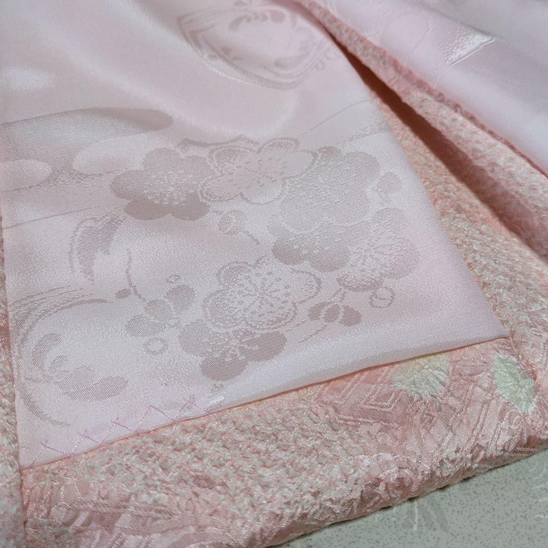 七五三３歳女の子正絹総絞り手縫いの被布と巾着