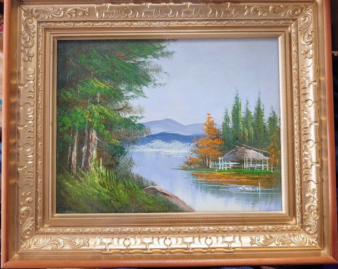 油彩画　風景画