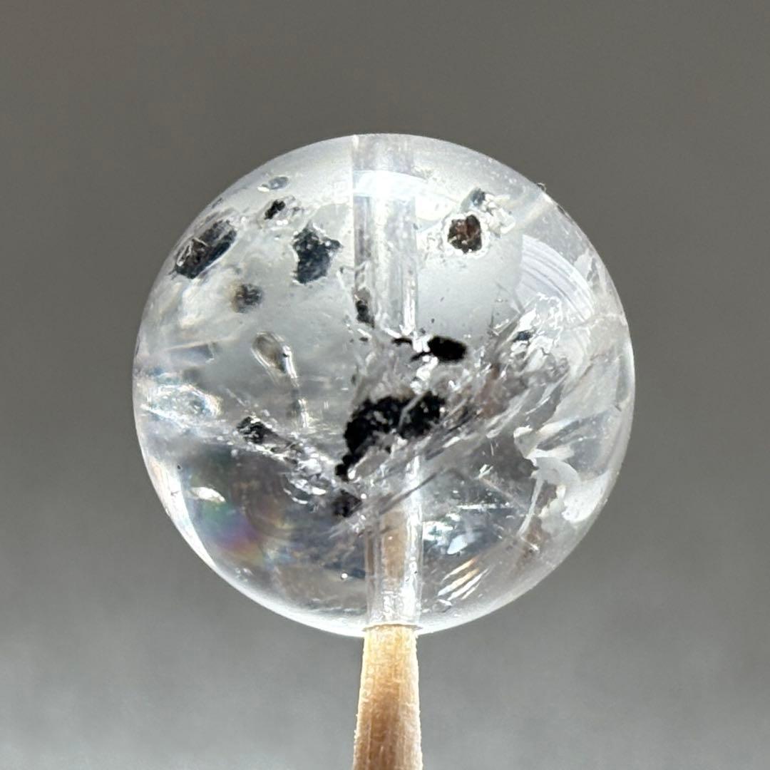 極上　大粒　水入り水晶　流砂入り　K729