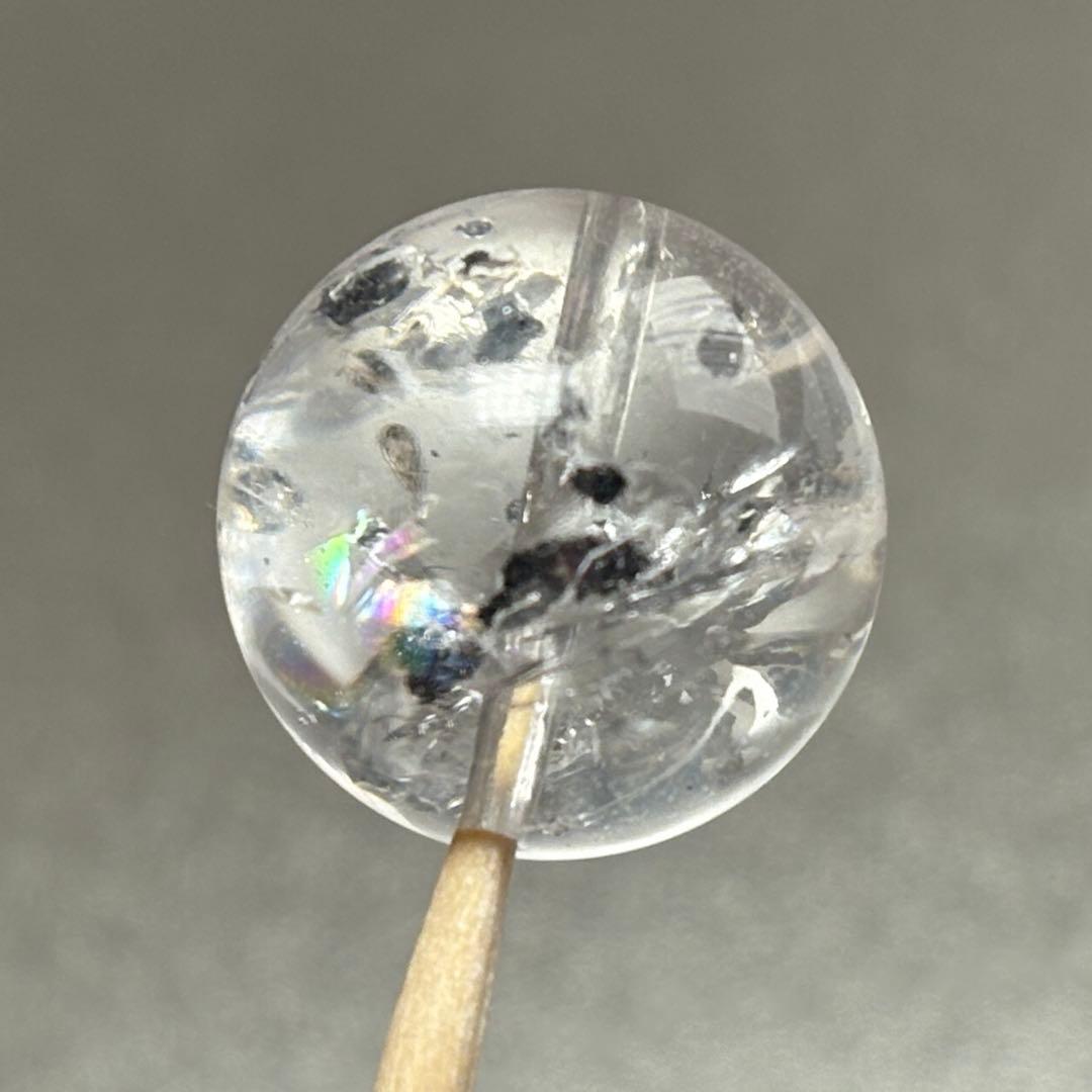 極上　大粒　水入り水晶　流砂入り　K729