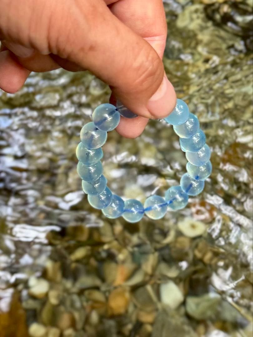 【瀧原宮で浄化済み】ピンクアクアマリン　11.5mm めちゃくちゃ綺麗