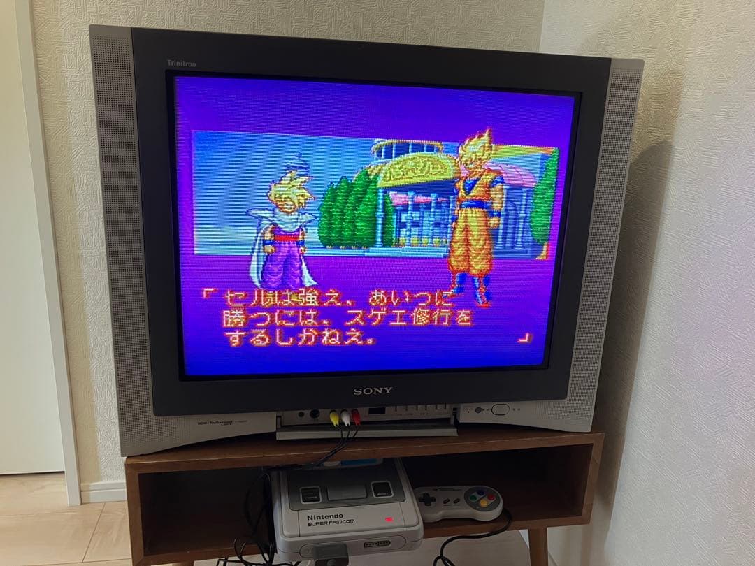 SONY トリニトロン KV-25DA65レトロゲーム　スーファミ　ブラウン管