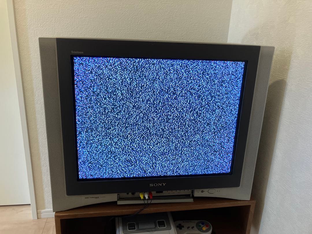 SONY トリニトロン KV-25DA65レトロゲーム　スーファミ　ブラウン管