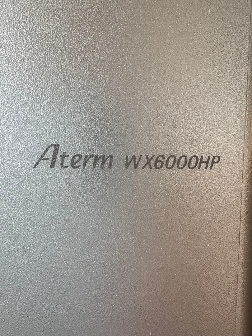 Aterm　WX6000HP　エーターム　NEC　Wi-Fiルーター