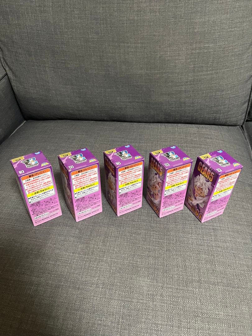 ワンピース ルフィ ギア5 フィギュア 5体セット