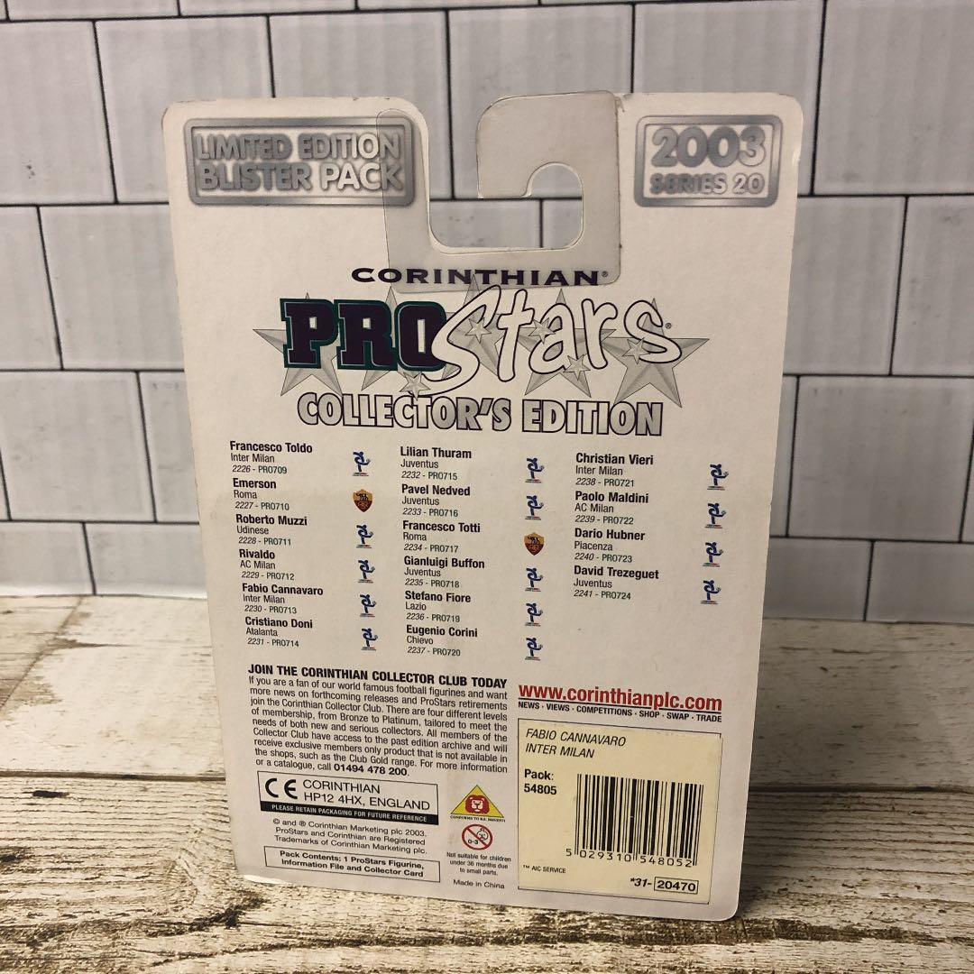 295★サッカー★fabio cannavaro★prostars★フィギュア