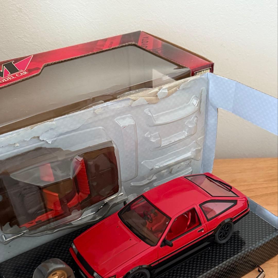 d*7様 アオシマ DISM 1/24 レビン 前期型 AE86 1983年式