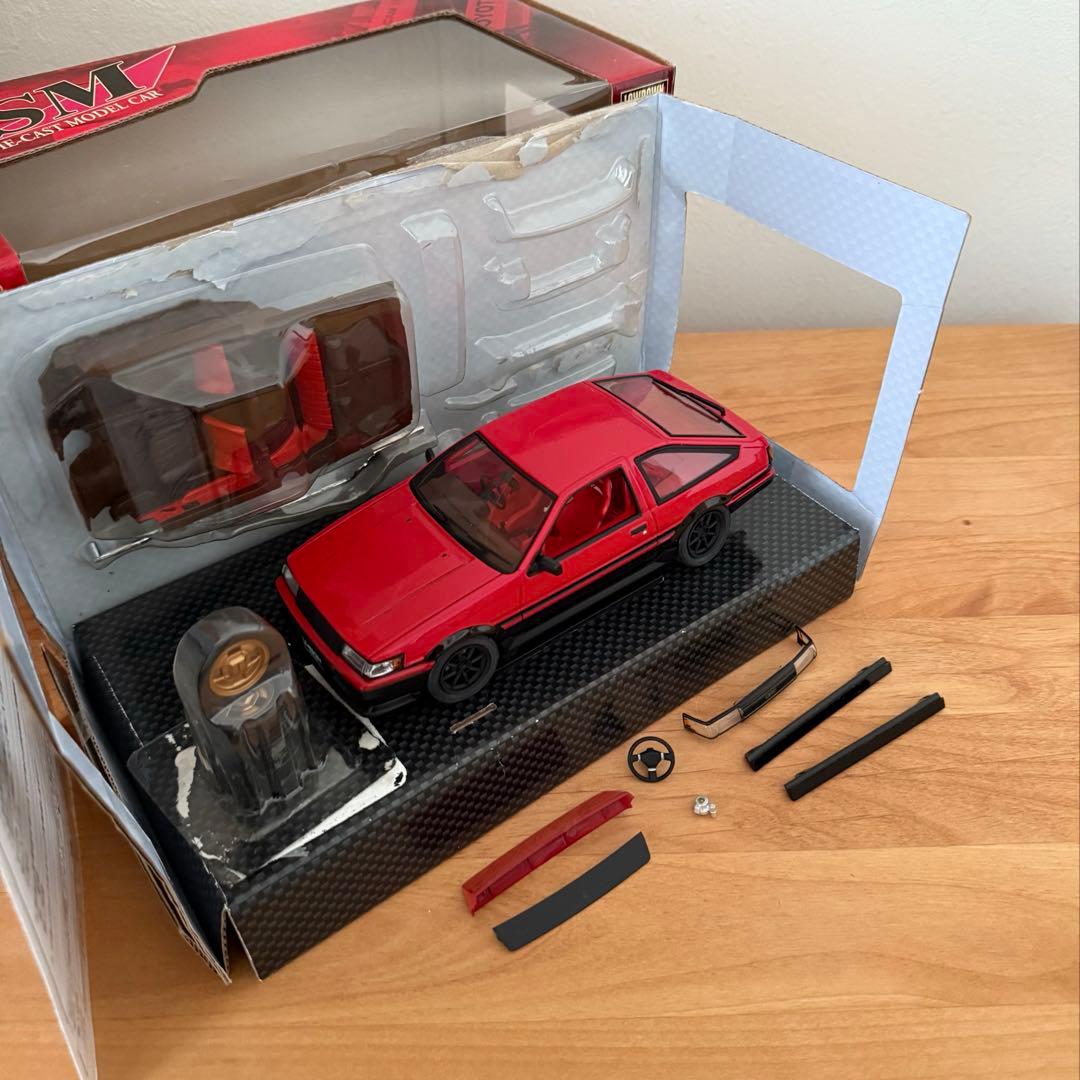 d*7様 アオシマ DISM 1/24 レビン 前期型 AE86 1983年式