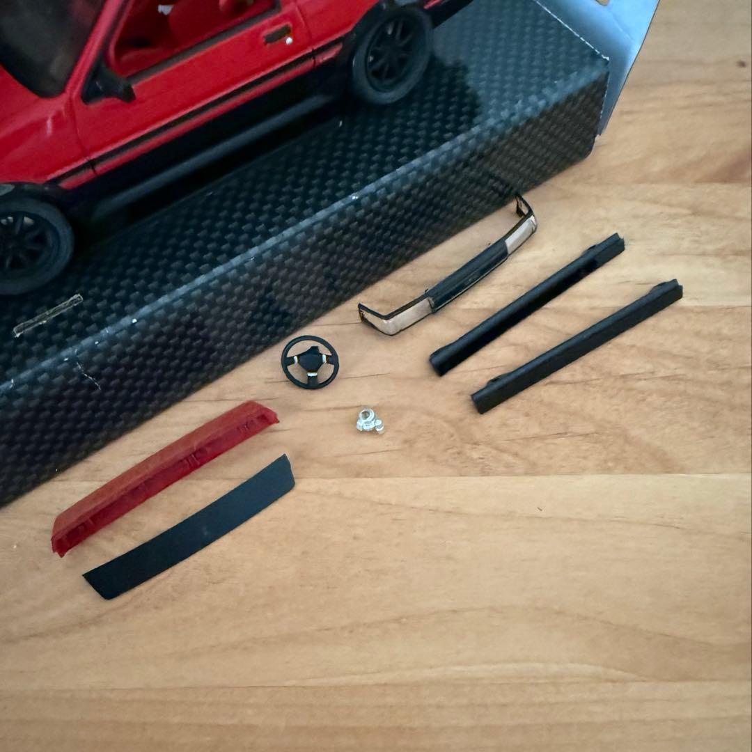 d*7様 アオシマ DISM 1/24 レビン 前期型 AE86 1983年式