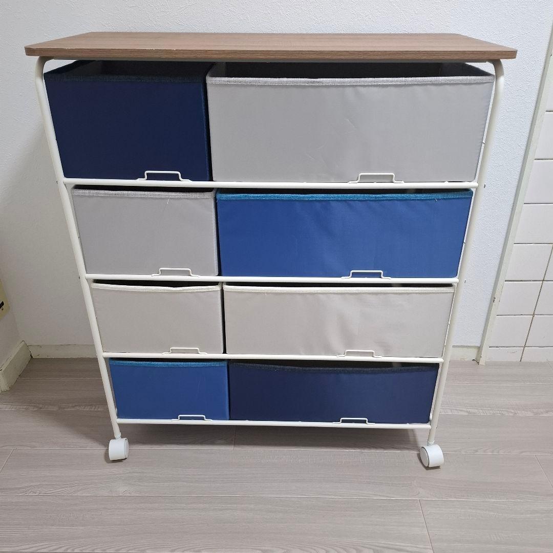 東京インテリア　４段チェスト　収納　タンス　クローゼット　衣装ケース