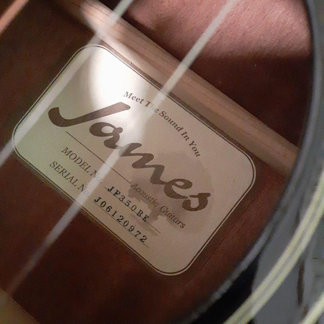 James jf350 アコースティックギター ブラック