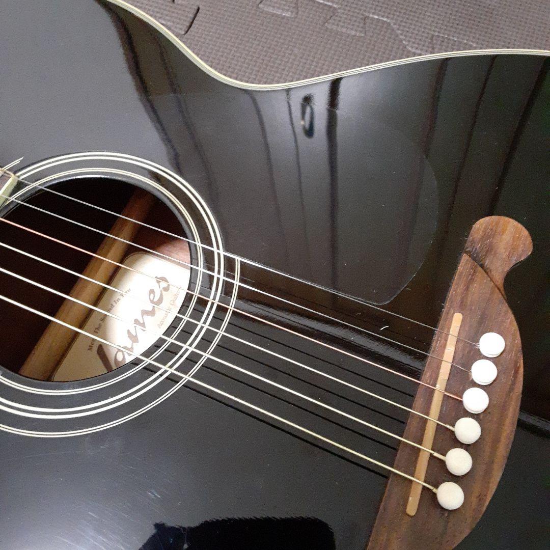 James jf350 アコースティックギター ブラック