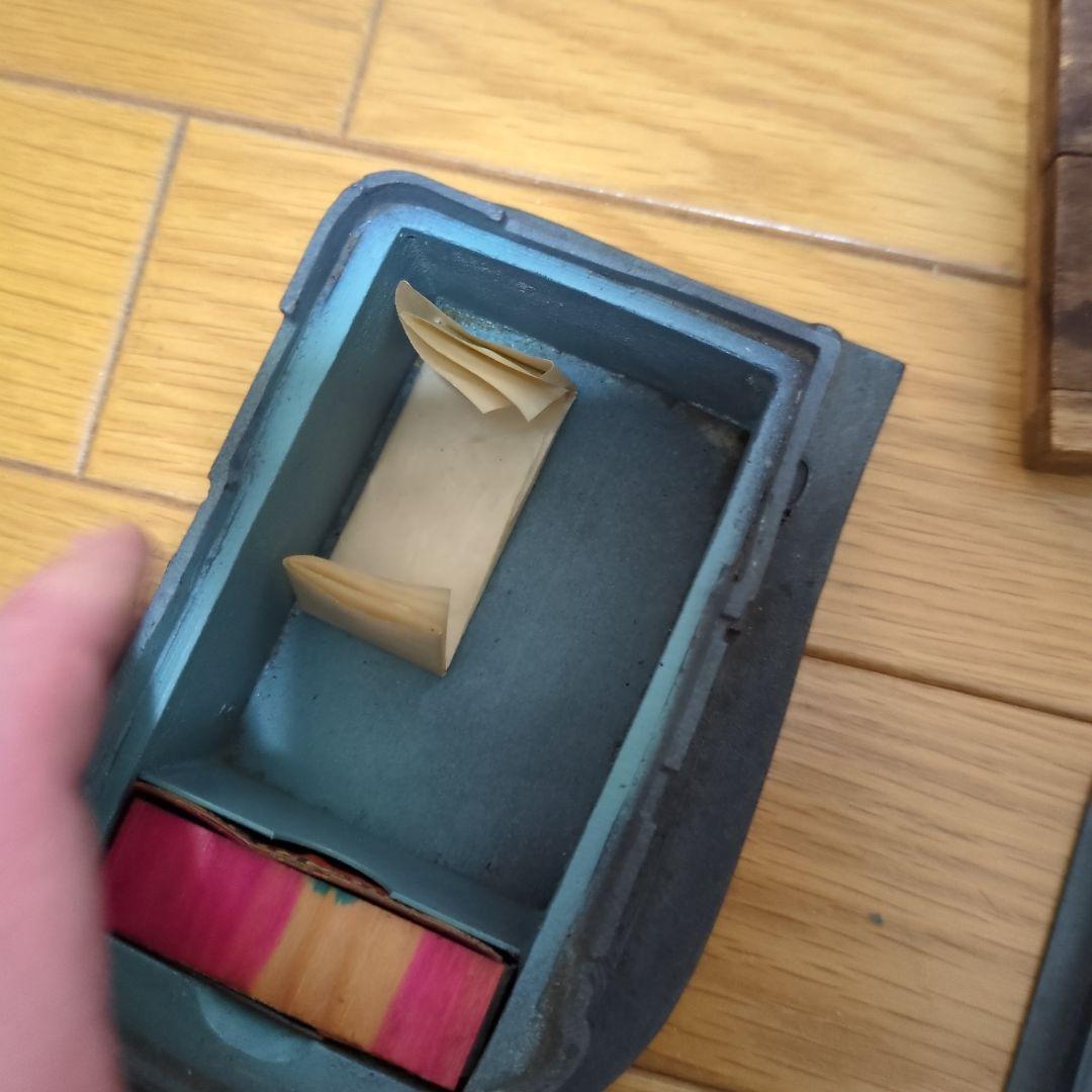 【超貴重レア】三菱倉庫江戸橋ビル昭和6年新築記念オブジェ当時もの木箱壊れ