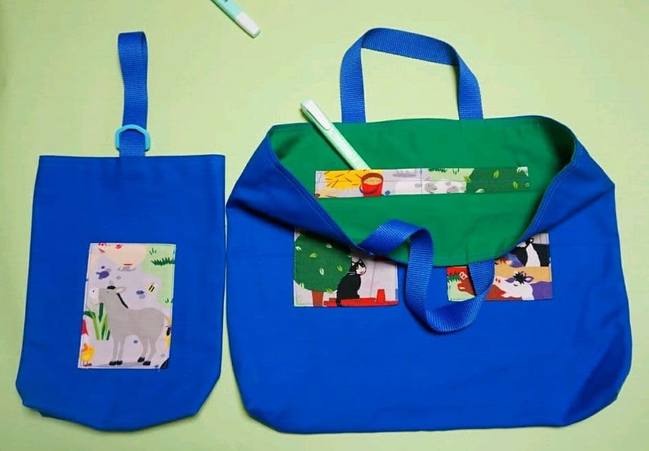 【未使用】レッスンバッグ&運動靴入れ