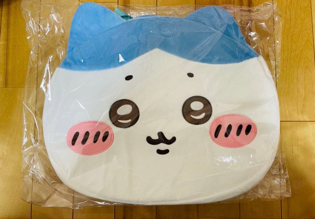 【未使用】ちいかわ ハチワレ ぬいぐるみ クッション バッグ ブランケット