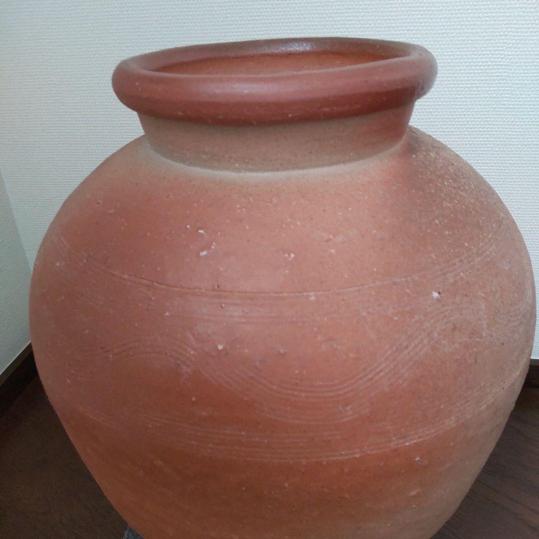 キレイな　中壺　備前焼　28