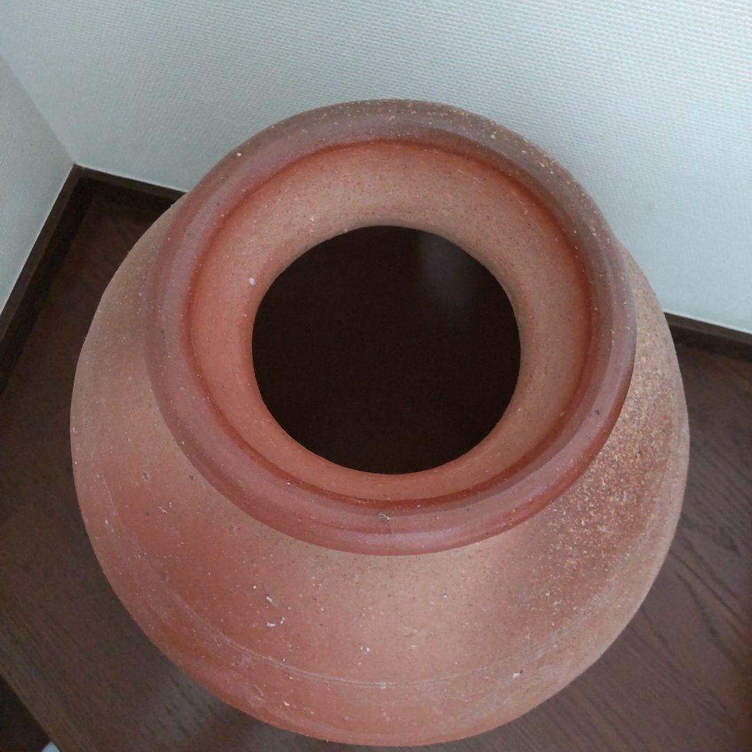 キレイな　中壺　備前焼　28