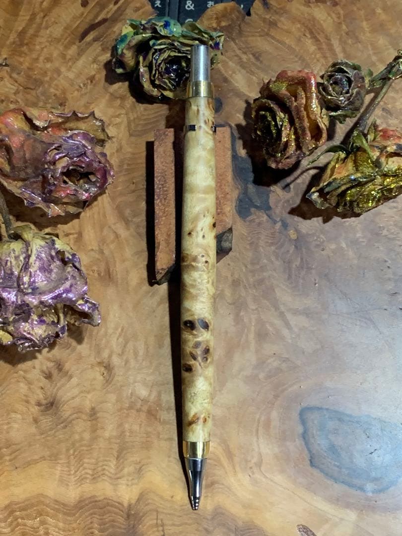 ペンテルオレンズシャープペンシル0.5mm改  ポプラ無垢