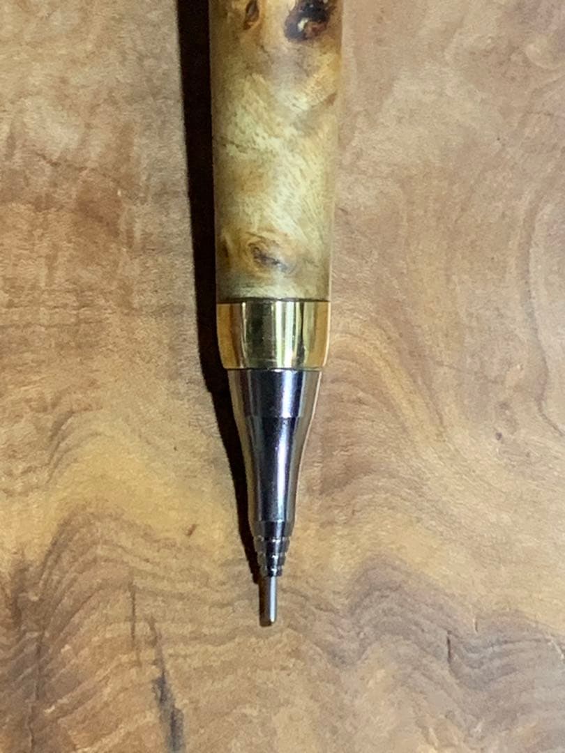 ペンテルオレンズシャープペンシル0.5mm改  ポプラ無垢