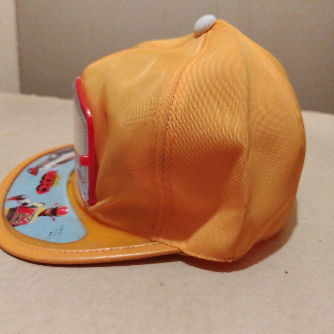 マシンマン　デッドストック キャラクター帽子　昭和レトロ未使用当時　色メガネ付き